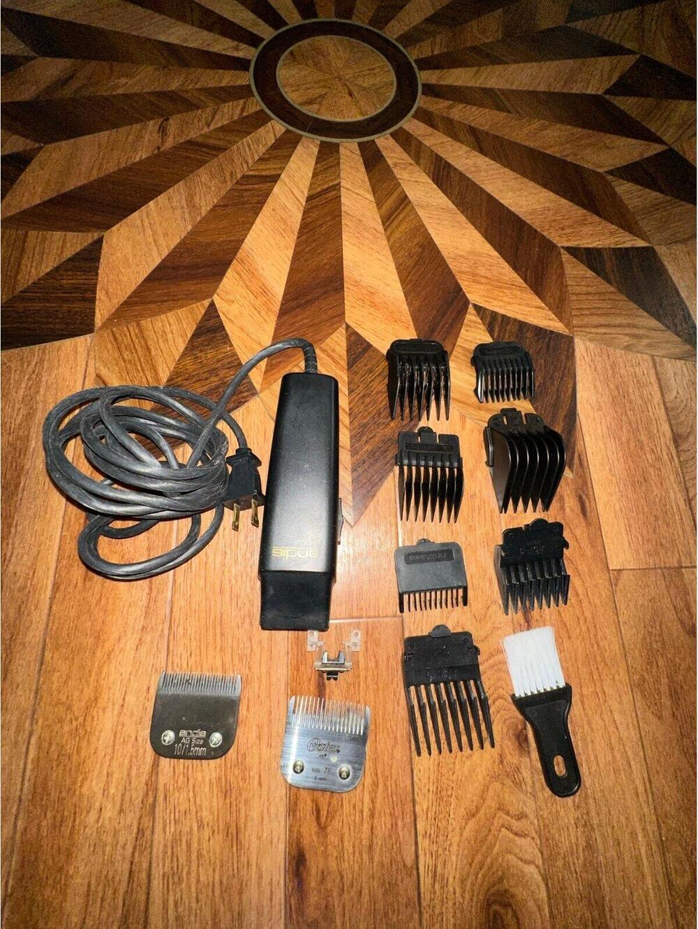 GenuineVTG Andis 317G Black HAIR CLIPPERS w/ 10 Ultraedge AG 1.5 Andis Blade